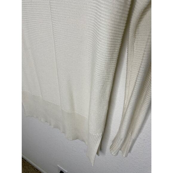 Talbots Ivory Long Sleeve Sweater Tunic Mock Neck Womens size xsmall - Picture 4 of 8